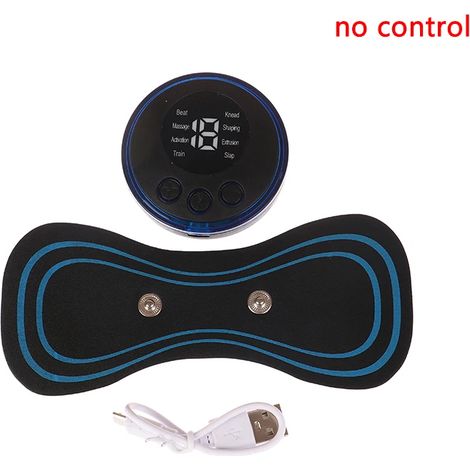 Mini appareil de massage portable rechargeable avec télécommande, applicateur à impulsions électriques pour la nuque, le dos, les muscles des bras, les jambes et le corps03656-AquaForge