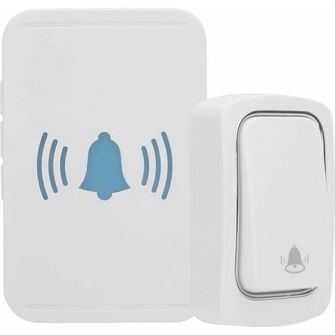 Timbre inalámbrico inteligente WiFi, teléfono autoalimentado, control remoto, alarma, estándar estadounidense, 110-240 V CA para el hogar. (1/3)