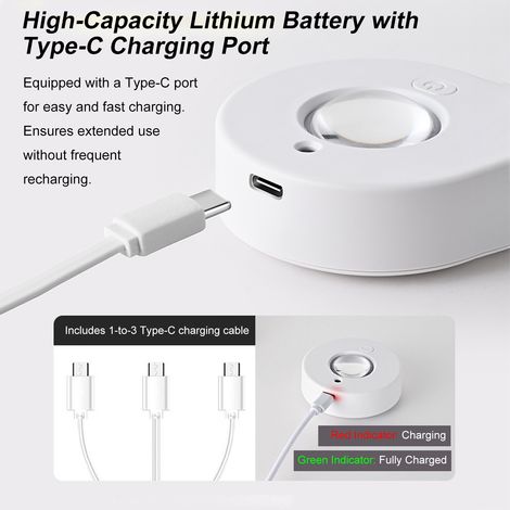 Lampe d'armoire LED magnétique, sous les lumières avec télécommande, lampes œil de chat rechargeables de type C, température de couleur réglable, minuterie 15/30/60 min (1/5)