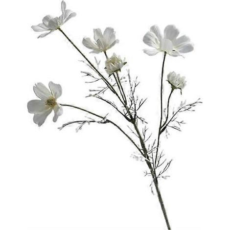 Marguerites artificielles en tissu de soie imperméable et réaliste, décoration florale artificielleblanc (1/5)