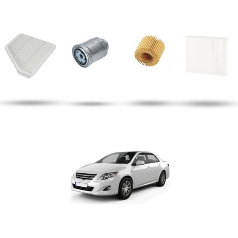 Kit tagliando 4 filtri compatibile con Toyota Corolla X (E14/E15) 2.2 D-4D 130kw Dal 2007 (1/5)