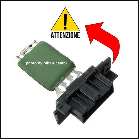 Resistenza ventola riscaldamento fiat opel 55702407 6845796 (1/3)