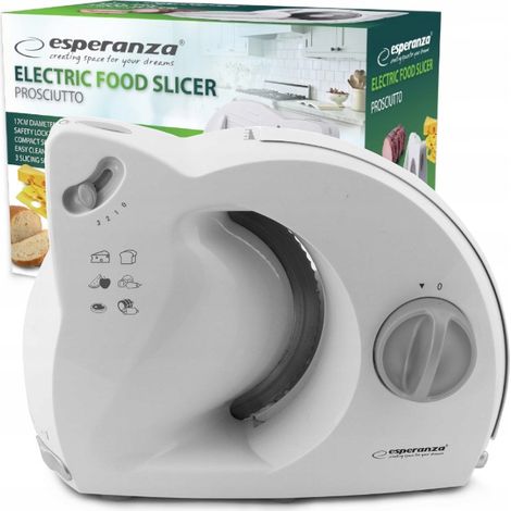 Trancheuse électrique 17 cm – Lame en acier inoxydable – Puissance 150W – Design ergonomique pour tranchage précis – Esperanza (1/5)