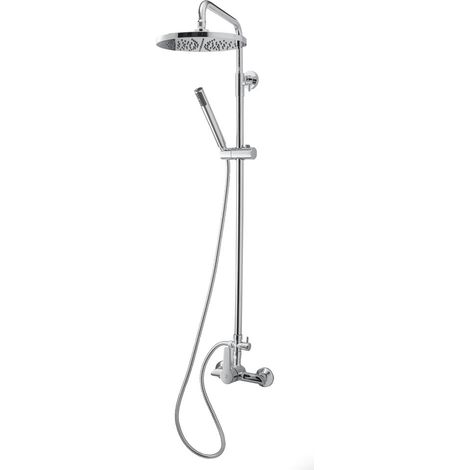 PRESTO 71550100 Columna Ducha Mezcladora Ingo Plus Rociador 200 mm y Flexo Inox - ref: 71550100 (1/2)