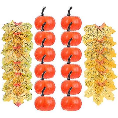 1 Set künstliche Kürbisse für Halloween-Dekoration