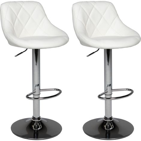 2er Set weißen Barhockern JASPER