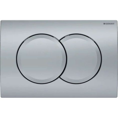 Geberit Delta01 - Placca di comando, cromo opaco 115.107.46.1 (1/3)