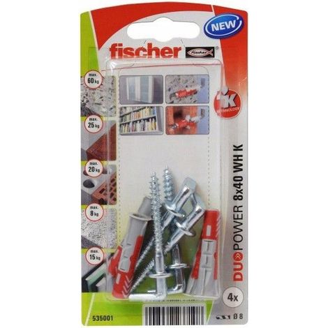 Dübel fischer duopower 8x40mm einfache Montage zwei Komponenten