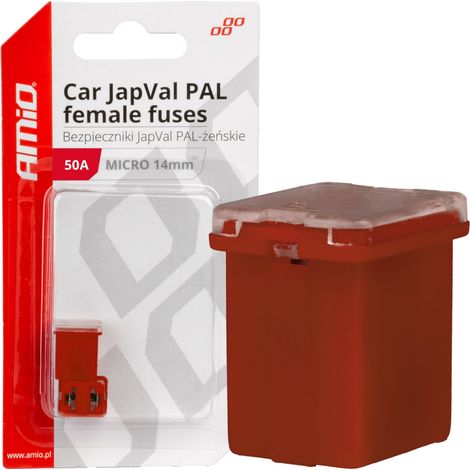 Japval PAL Kfz-Sicherungen (weiblich), 2 Stück, 50 A, amio-03455 (1/3)