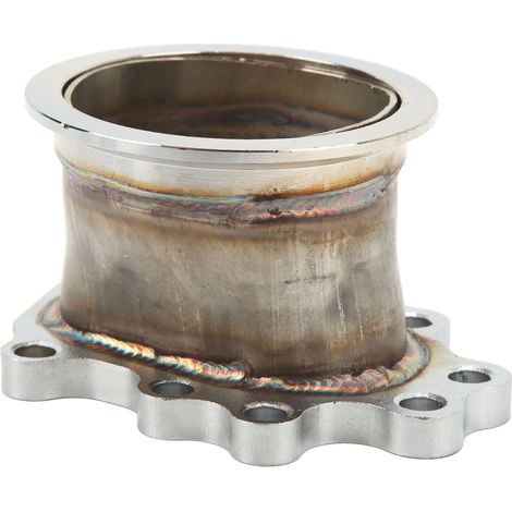 Bride de turbo 3 pièces à 8 boulons, étanche et résistante aux fuites, compatible avec les turbos Garrett T25, T28, GT25 et GT28 jusqu'à 3 pouces. (1/5)