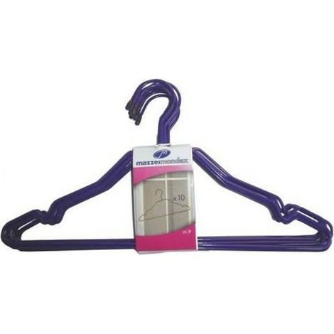 Set di 10 appendini in filo con colori assortiti blu-marrone, 39 cm