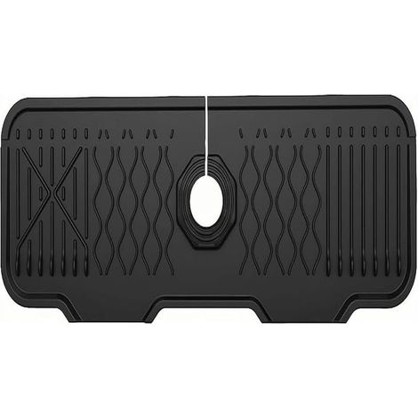 Almohadilla Antisalpicaduras Para Fregadero - Silicon Alimentario - 43 cm - Negro (1/5)