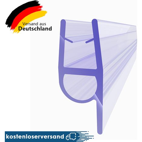 SONNI Duschdichtung für 6mm Glasdicke mit verlängerter Innenlippe Duschprofil Wasserabweiser Ersatzdichtung 120cm,PVC,Schimmelbeständigkeit (1/5)