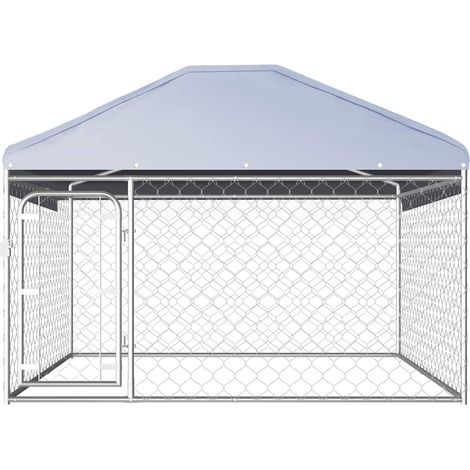 Maison Exclusive - Perrera de exterior con techo 200x200x135 cm