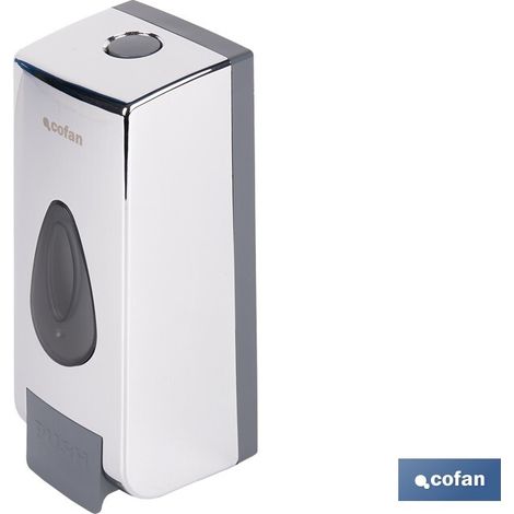 COFAN dosificador de jabón de abs 600 ml color cromo , Este dosificador de jabón es la elección adecuada para optimizar la higiene en cualquier espacio. Fabricado en ABS duradero, (1/4)