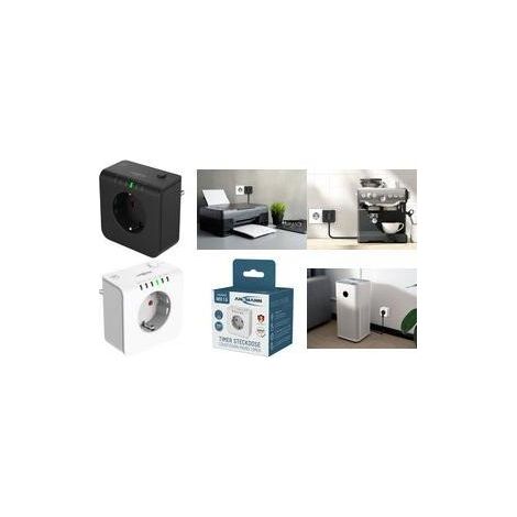 Temporizador digital ansmann 1260-0015 3680 W uso interior