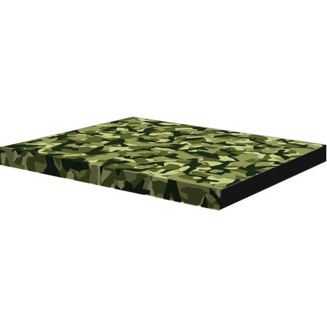Orthopädische Hundematratze Ortho XXL 110×80×7 cm – Moro-Muster, Memory-Schaum, wasserdichter Bezug, Bertoni (1/5)