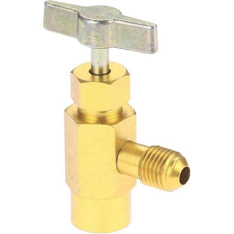Robinet Auto-perceur R134A pour Recharge Climatisation Auto (1/4)