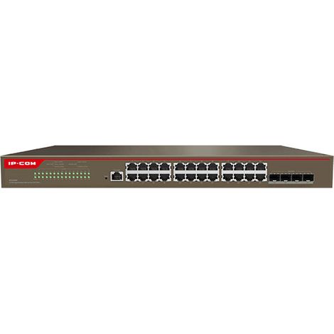 IP-COM Networks G5328X switch Gestionado L3 Gigabit Ethernet (10/100/1000) 1U Marrón