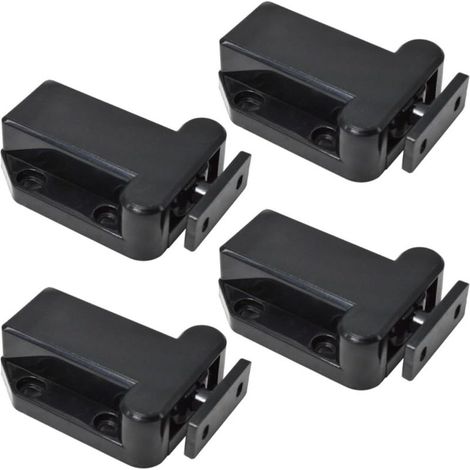 OSALADI Lot de 4 loquets autobloquants pour portes et tiroirs (1/5)