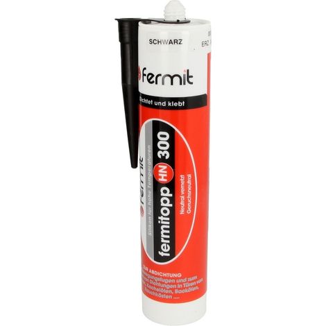 Fermitopp HN 300 noire 310 ml silicone ignifuge B1