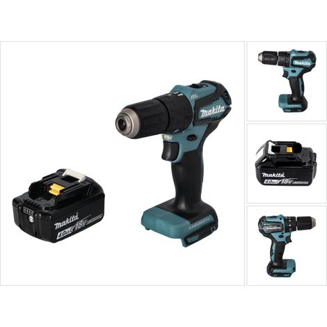 Trapano avvitatore a percussione senza filo Makita DHP 483 M1 18 V 40 Nm Brushless + 1x batteria 4,0 Ah - senza caricabatterie
