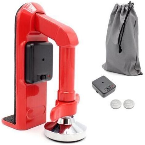 Bloque-Porte - Alarme 80 dB Avec Detecteur De Vibration - Pour Portes Interieures Et Exterieures - 1 Unite (1/5)