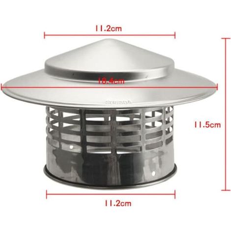 Ecleanfy - Hotte de cheminée ventilée 110 mm (1/5)