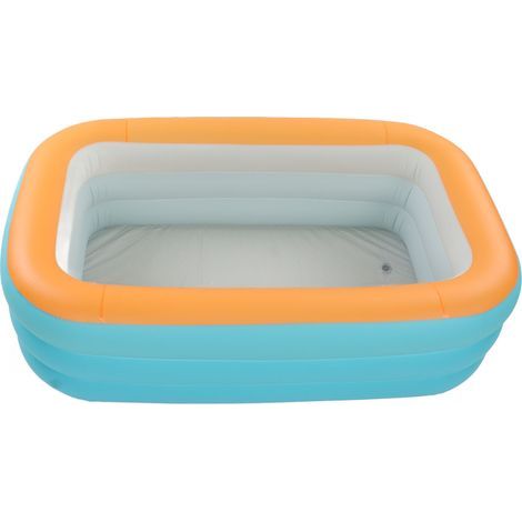 Faltbares, aufblasbares Kinderbecken, 3-lagig, faltbares Schwimmbecken für den Außenbereich, 1,5 m / 5 Fuß (1/5)