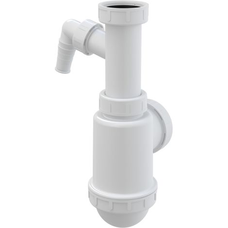 DEMI-SIPHON POUR ÉVIER AVEC ÉCROU 6/4 (1/3)