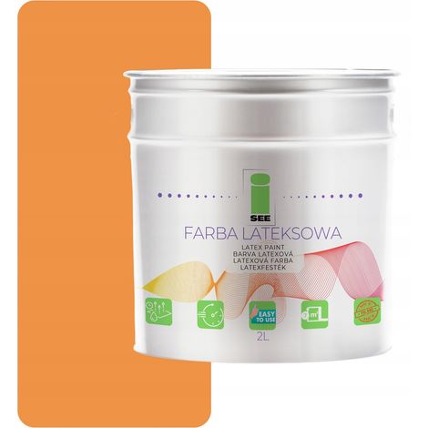 HONIGORANGE LATEX-WANDFARBE 2L POLEN (1/5)