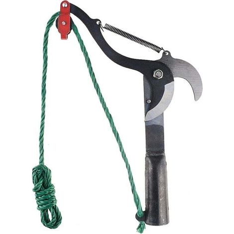 Ausziehbare Astschere für hohe Äste – Kohlenstoffstahl – 50 mm Schnittdurchmesser – Verstärkte Nylonschnur – Gartenschere (1/5)