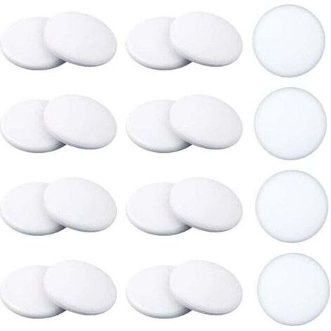 20 pièces butoir de porte protecteur mural adhésif protecteur de pare-chocs réutilisable protecteurs muraux en silicone absorbant des boutons de porte avec adhésif, gel absorbant les chocs pour protég (1/5)