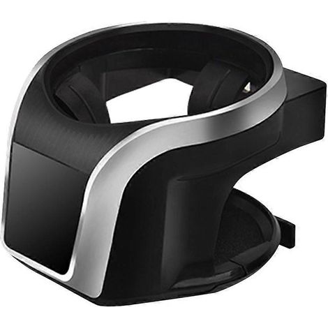 Support multifonction pour grille d'aération de voiture, support magnétique 2 en 1 pour téléphone et porte-gobelet (argenté)-11.2x8.7x8cm-Silver (1/2)