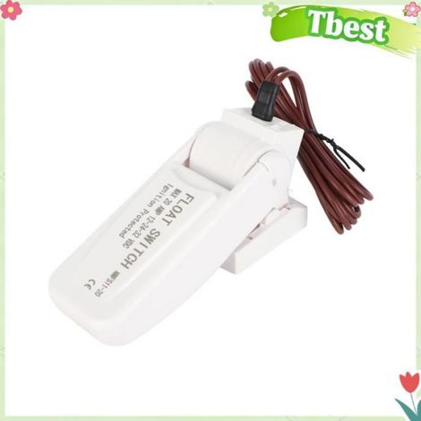 Interrupteur À Flotteur - Pompe De Cale Automatique Pour Bateau - 20 A 12-32 V DC - ABS - 5 x 1,9 x 2 Pouces - 1 Pièce (1/5)