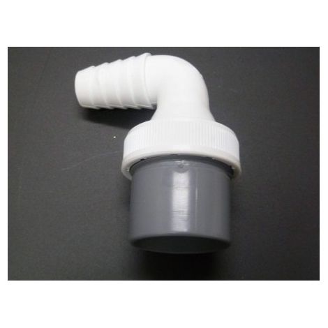 Desague Evacuacion  Lavadora 40Mm Pvc Blanco/Gris S M
