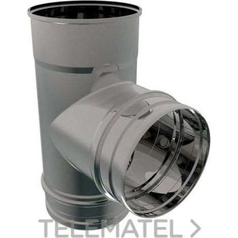 TE 90º SIN TAPA Ø 80 AISI 316 S/PARED 4022035