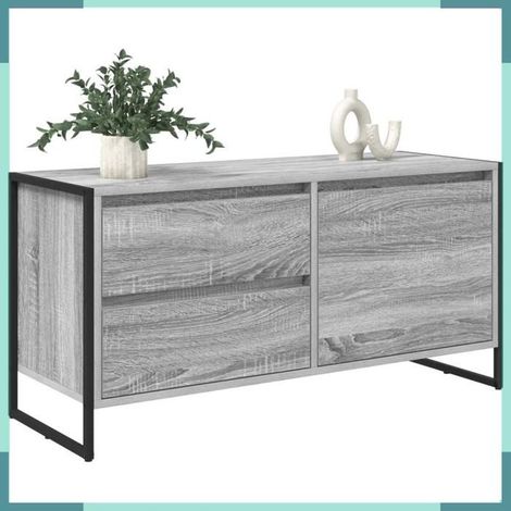 886621 Meuble TV Gris Sonoma 100 x 36 x 49.5 cm Bois d'ingénierie (1/5)