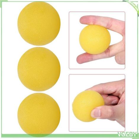 Boule de poignée - FAFEICY - Lot 3 - TPR - Jaune - Renforcement de la préhension (1/5)
