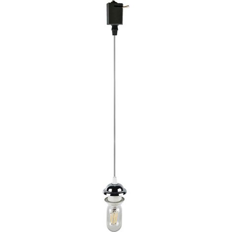 Suspension moderne en fer forgé E27, lustre de plafond pour salon, bar ou cantine, couleur chromée, référence 85-265V (1/5)
