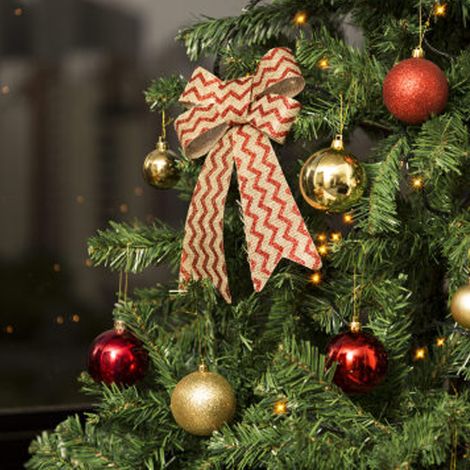 24 Stück 3 cm große Weihnachtskugeln, bruchsicher, zum Aufhängen, für Weihnachtsbaumschmuck, ideal für Feiertage, Hochzeiten und Partys. Glitzernd, matt, glänzend, goldfarben. (1/5)