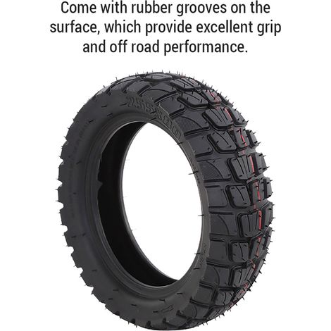 Pneu extérieur tout-terrain en caoutchouc 255x80, 10 pouces, Compatible avec le Scooter électrique Kugoo M4 (1/5)