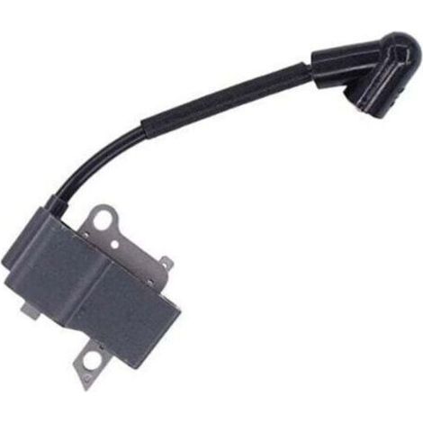 Lot de 2 modules de bobine d'allumage compatibles avec débroussailleuses Husqvarna 235R, 232R, 225R, 232L, 240RJ, 227R et 235FR, remplace 537038501, allumage fiable. (1/4)