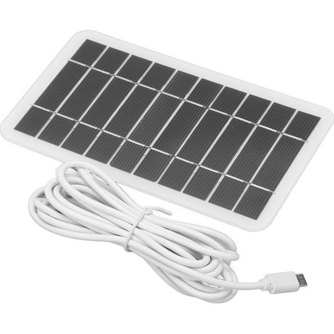 Panneau solaire portable 5V 2W USB en polysilicium pour téléphone et petits appareils électriques (1/5)