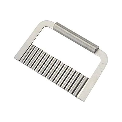 Forme de vague d'acier inoxydable de pomme de terre, outil de coupe de cuisine,