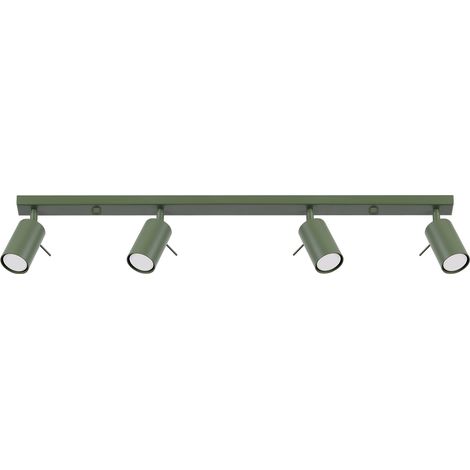 Plafonnier Mirax 4 GU10 vert olive lumilo 15.159.04 (1/5)