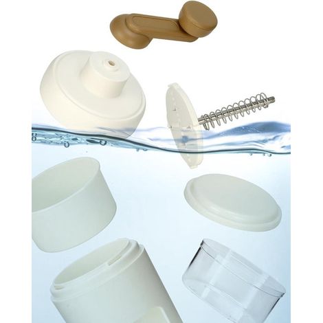 Macchina per granite portatile, manuale, 300 ml, a funzionamento elettrico, per uso domestico, in viaggio e all'aperto. (1/5)
