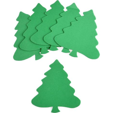 Schaumstoff-Weihnachtsbaum-Dekorationssockel, 6 Stück.