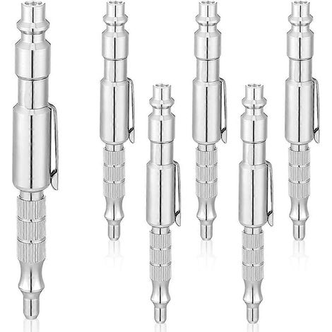 1/4-Zoll-I/M-Typ-Einblaspistole mit verstellbarem Taschenstecker, silberfarben (1/5)