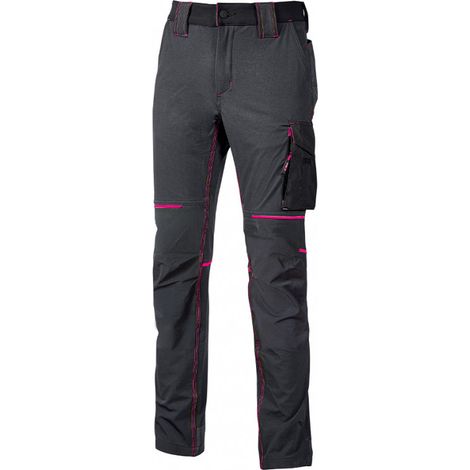 Pantalons de travail U-Power World Lady - Gris - (1/5)
